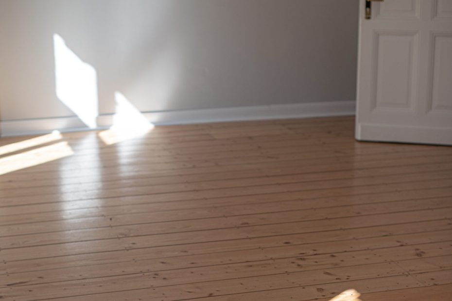 floor with light from window